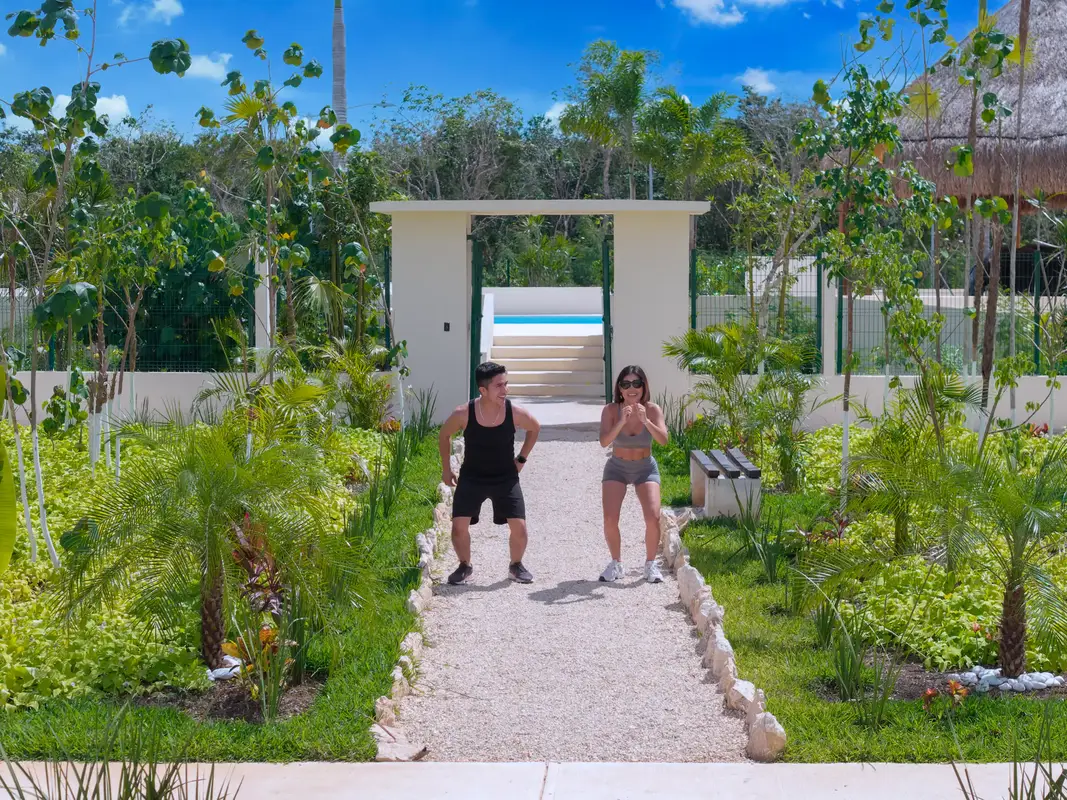 Vista aérea del desarrollo Aldea Tulum